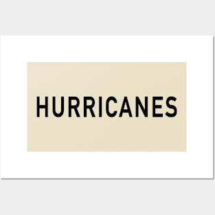 Hurricanes (Print On Back) Posters and Art